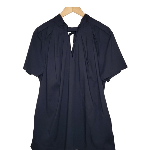 Eloquii Black Pleated top - Picture 1 of 5